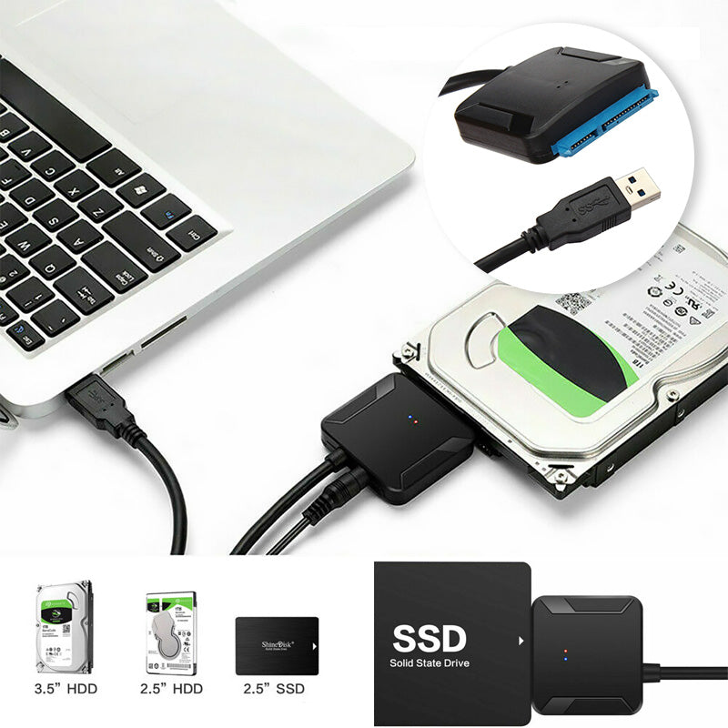 USB 3.0 til SATA III harddiskadapter | Norvo