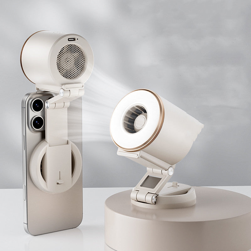 Norvo | 500mAh Magnetisk Foldbar Telefon Stativ Vifte