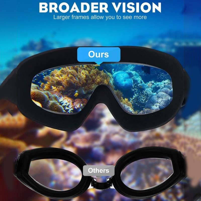 Norvo | Bredt Syn Anti Fog Svømmebriller