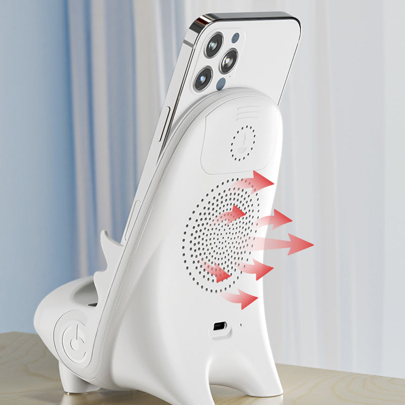 Norvo | FlexCharge Stol – Trådløs Hurtiglader & Telefonholder i Stolform