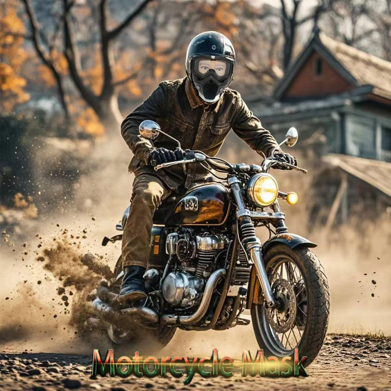 Norvo | Harley Retro Utendørs Ride Maske