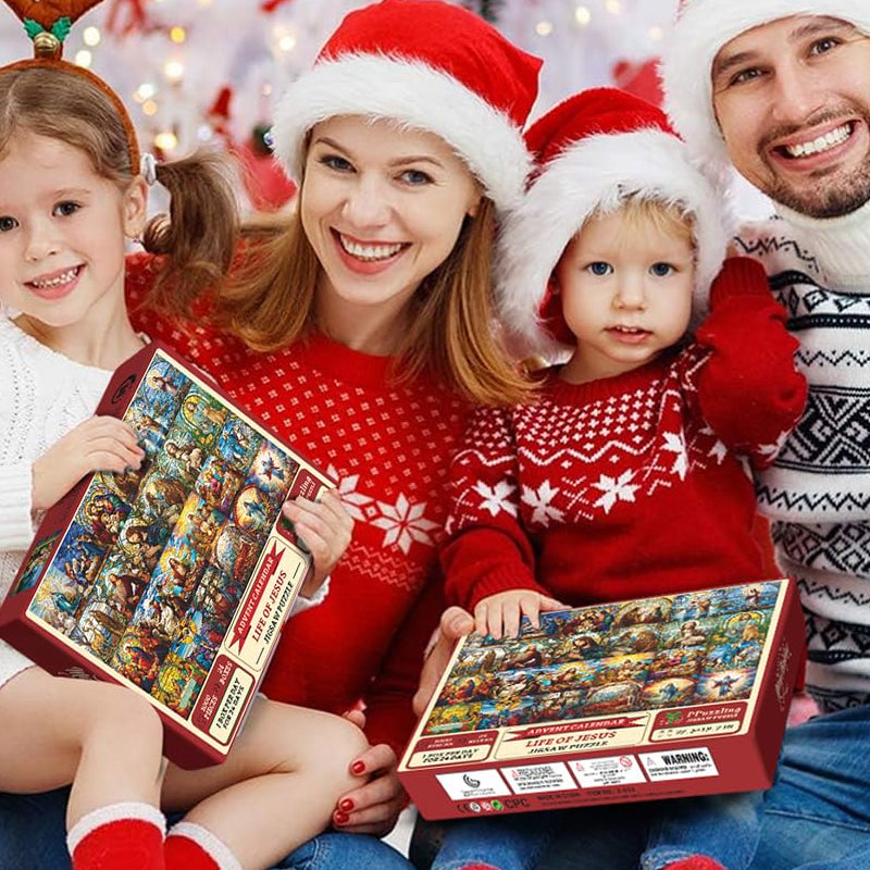 Norvo | Livet til Jesus Jule Advent Kalender Puslespill 1000 Biter