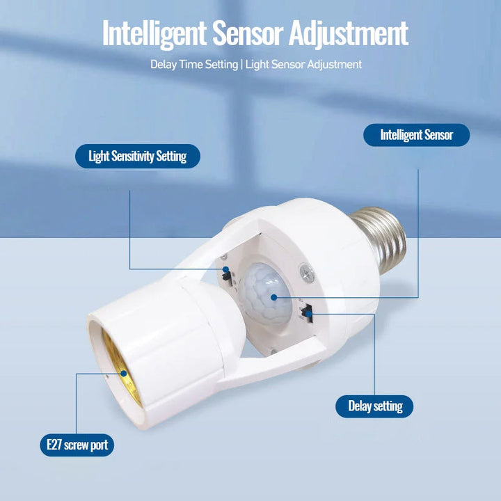 Norvo | E27 Skrue Sensor Lampehodet