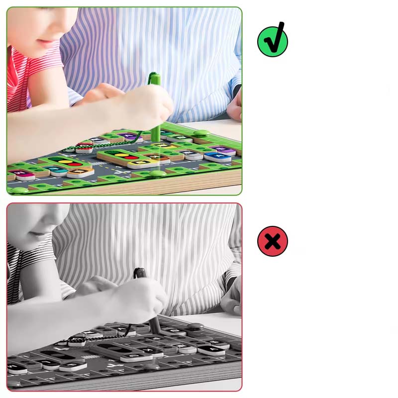 Norvo | Magnetisk alfabet parkeringshus leke