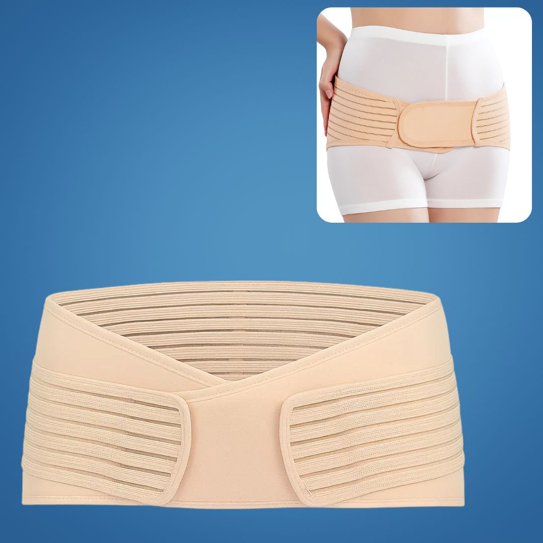 Postpartum Recovery Support – Pustende Stoff – Lindre Becken- og Ryggsmerter for Nybakte Mødre Norvo