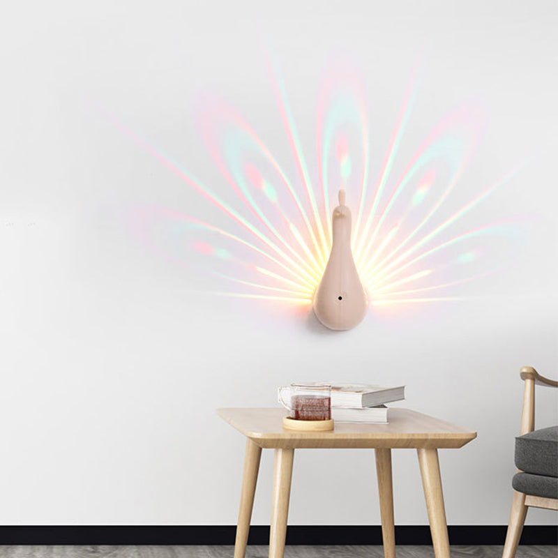 Norvo | Påfugl LED Prosjektor Vegglamper til Soverom