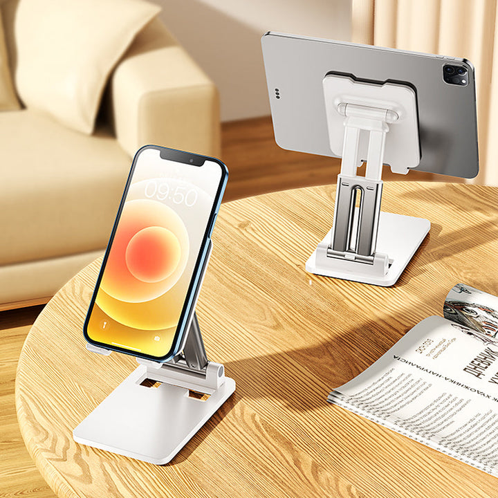 Norvo | Justerbar Ergonomisk Sammenleggbar Tablet/Telefon Stativ