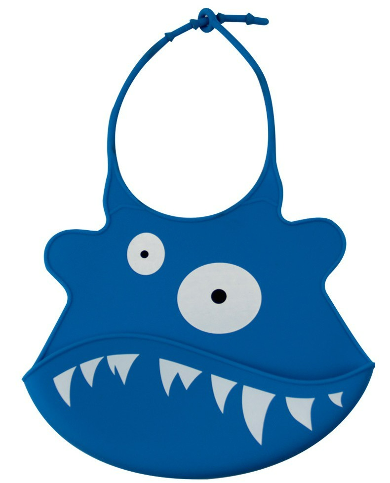 Norvo | Baby smekke laget av silikon med oppsamlingsskål – Vanntett & Justerbar