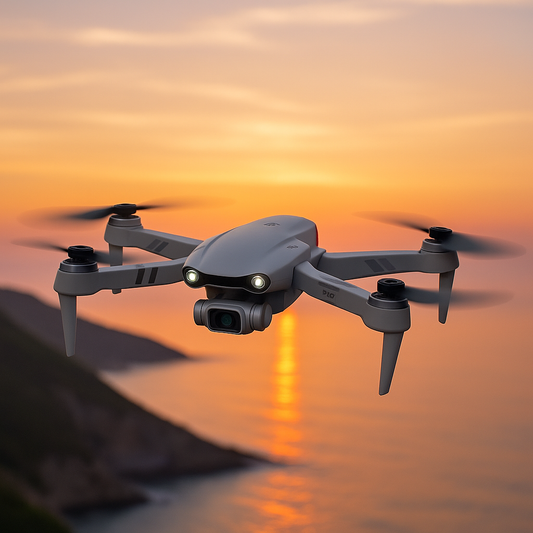 Norvo | 8K Ultra HD Drone med GPS | Avansert stabilisering & 1,5 km kontrollrekkevidde for luftfotografi og eventyrfilming
