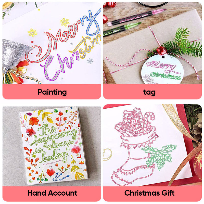 Norvo | Farge Lysstav Graffiti Highlight Pens