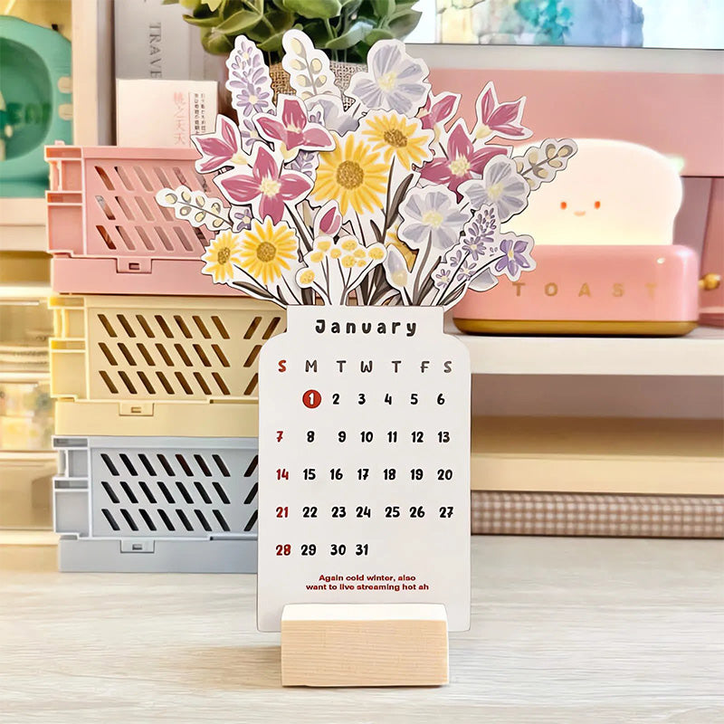 Norvo | 2025 Bloomy Flowers Bordkalender