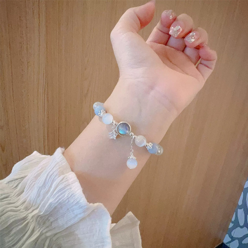 Norvo | Imitert Kattøyekrystall Sommerfugl Armbånd