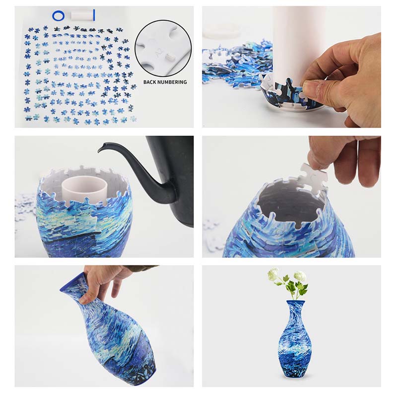 Norvo | 3D Kunst Puslespill Vase