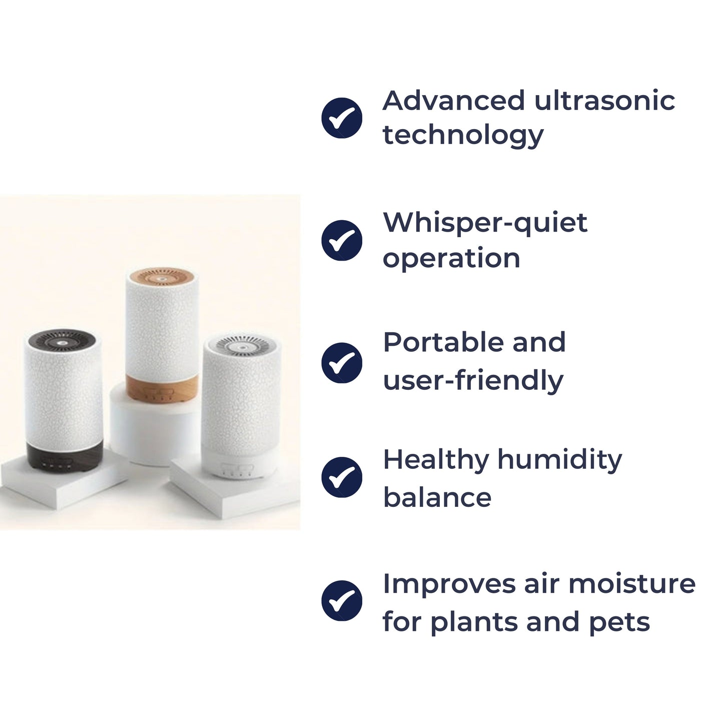 Essential Oil Diffuser med LED Nattlys – Stille Kaldt Tåke – Soverom & Hjem Avslappingsbolle