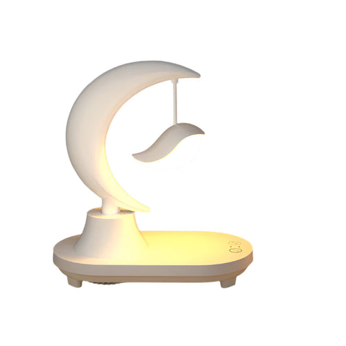 Moonsphere trådløs LED-lampe med Bluetooth-høyttaler og lader Norvo