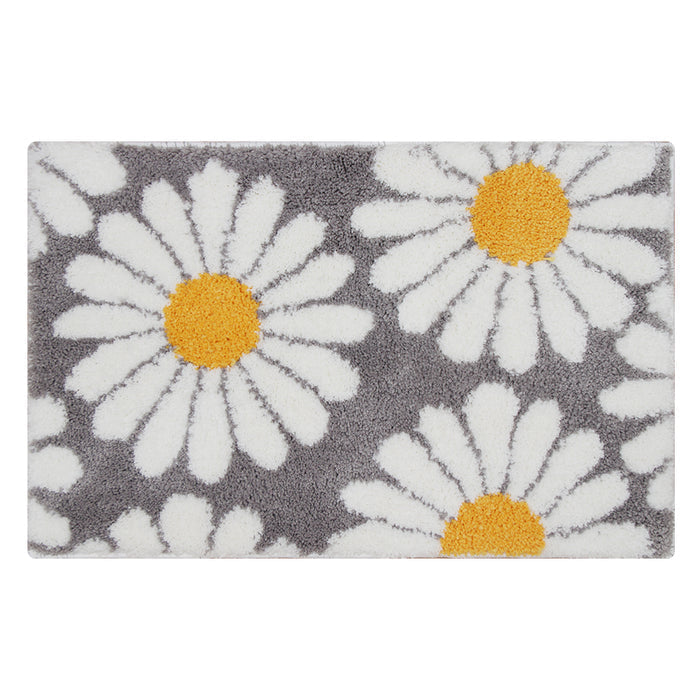 Norvo | Feblilac Sweet Daisy Badematte, Lilla Blomst Teppet Badrom