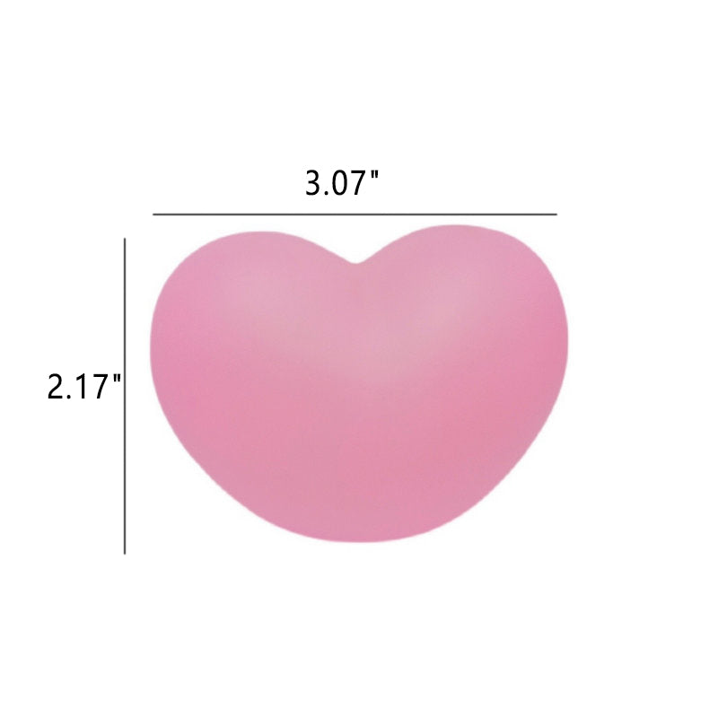 Norvo | LuvSphere Silikon LED Nattlys | Hjerteformet Design | Bordlampe | Varm Stemningslys | Dekorativ