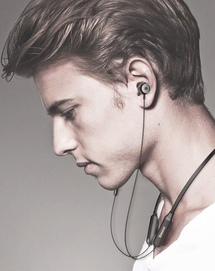 Norvo | Bluetooth 4.2 Trådløse Sportshodetelefoner Med Aktiv Støykontroll, Høy Kvalitet Lyd & Sikker Passform