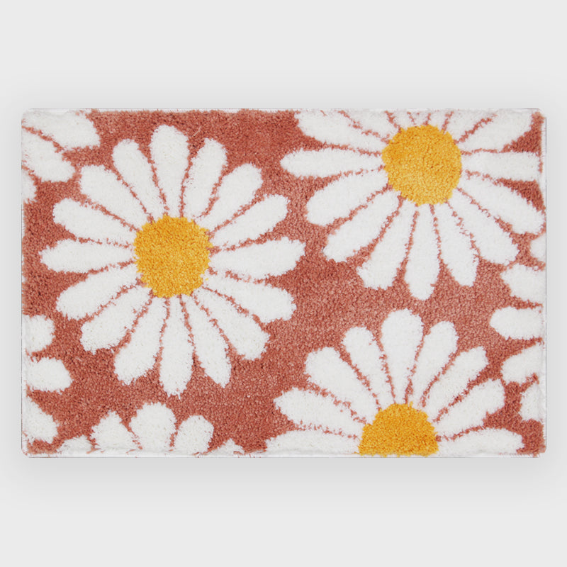 Norvo | Feblilac Sweet Daisy Badematte, Lilla Blomst Teppet Badrom