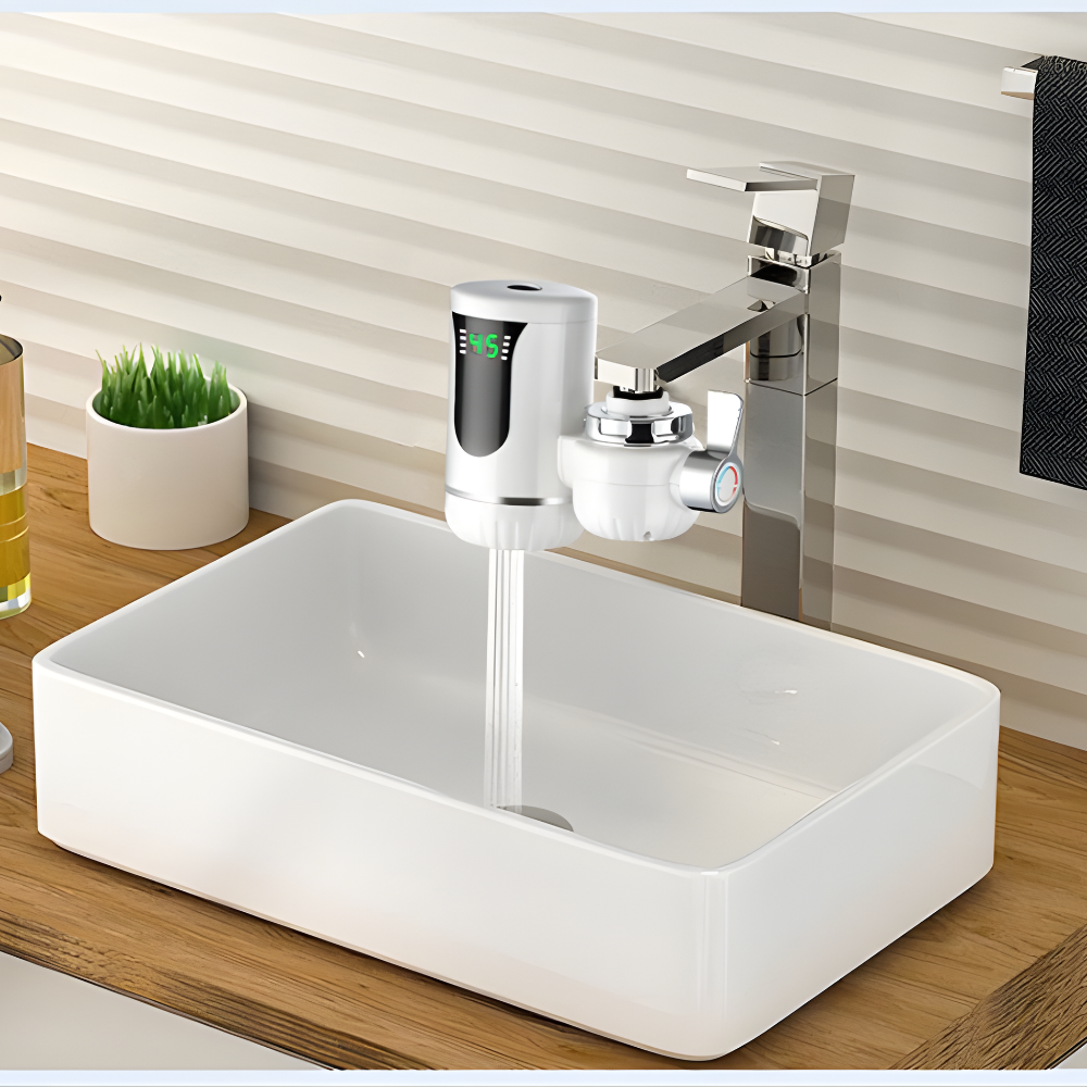 Norvo | Instant Electric Water Heater Faucet Rask Varme Digital Skjerm