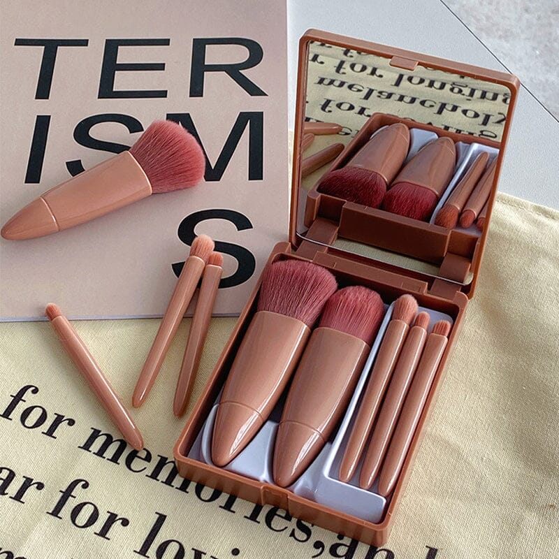 Norvo | Bærbar sminkebørste med speil