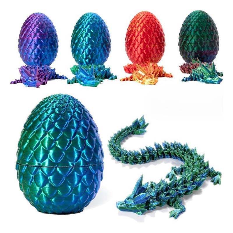 Norvo | Edelsten Drage Egg Ornamenter