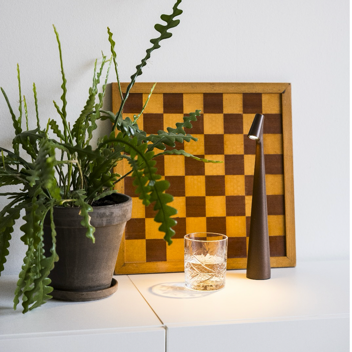 Norvo | Bordlampe Moderne Rød Metall LED Lys