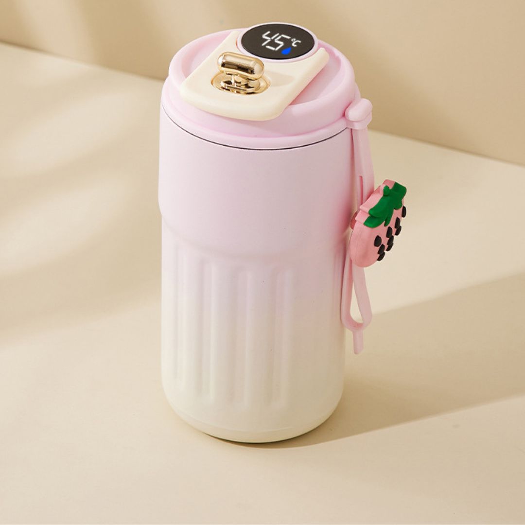 Norvo | Kopp i rustfritt stål med LED-temperaturdisplay 450 ML