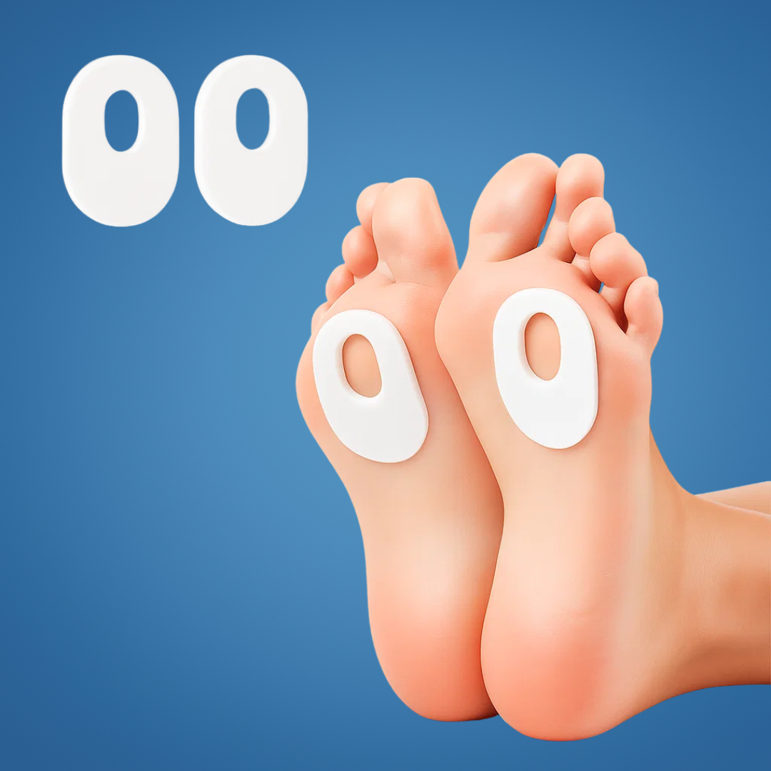 Trykkavlastende gelbarriere – Myk filt med klebendes design – Løsning for gnag og gåing for menn og kvinner Norvo