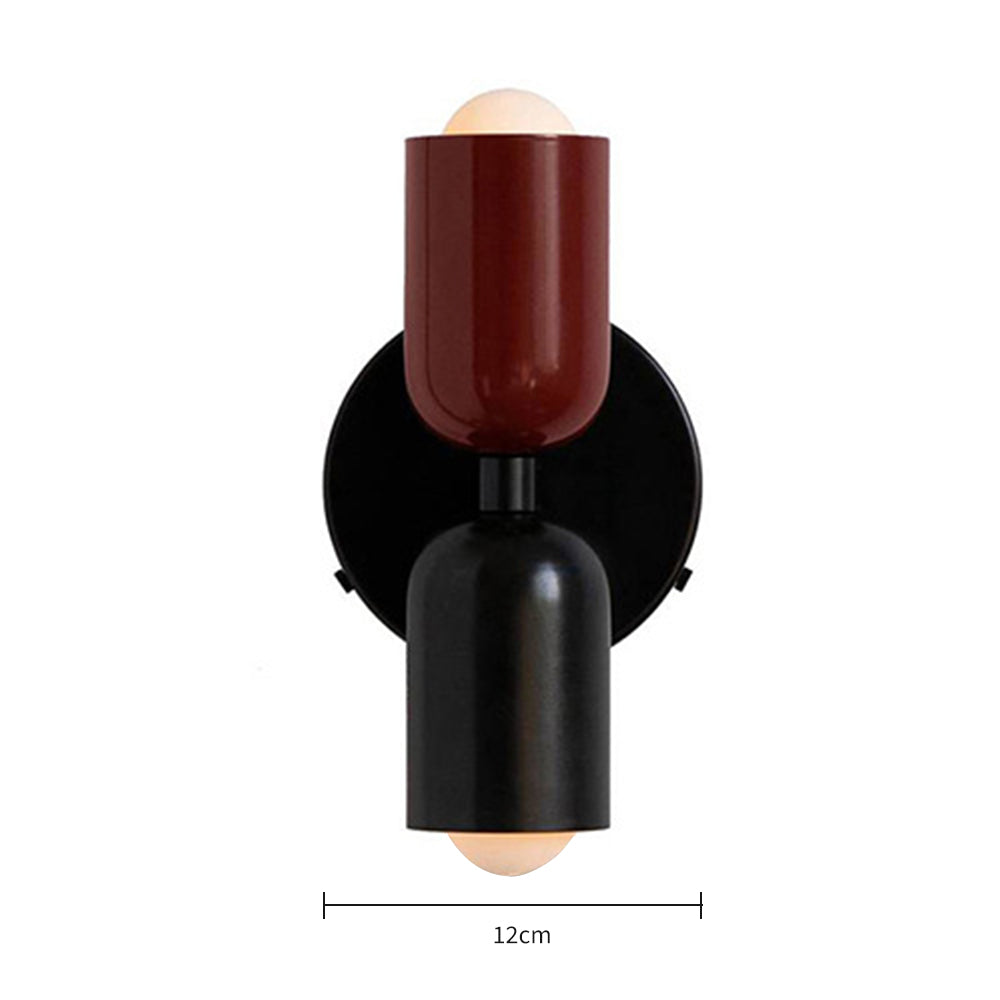 Norvo | Vegglampe Moderne Dobbel Glass Vegglampe