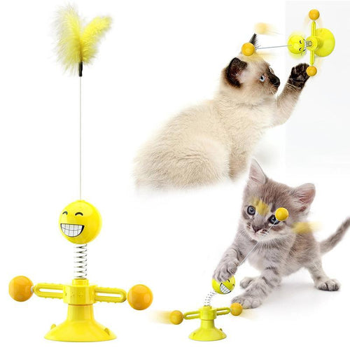 Multifunksjonelt spinning leketøy for katter | Norvo