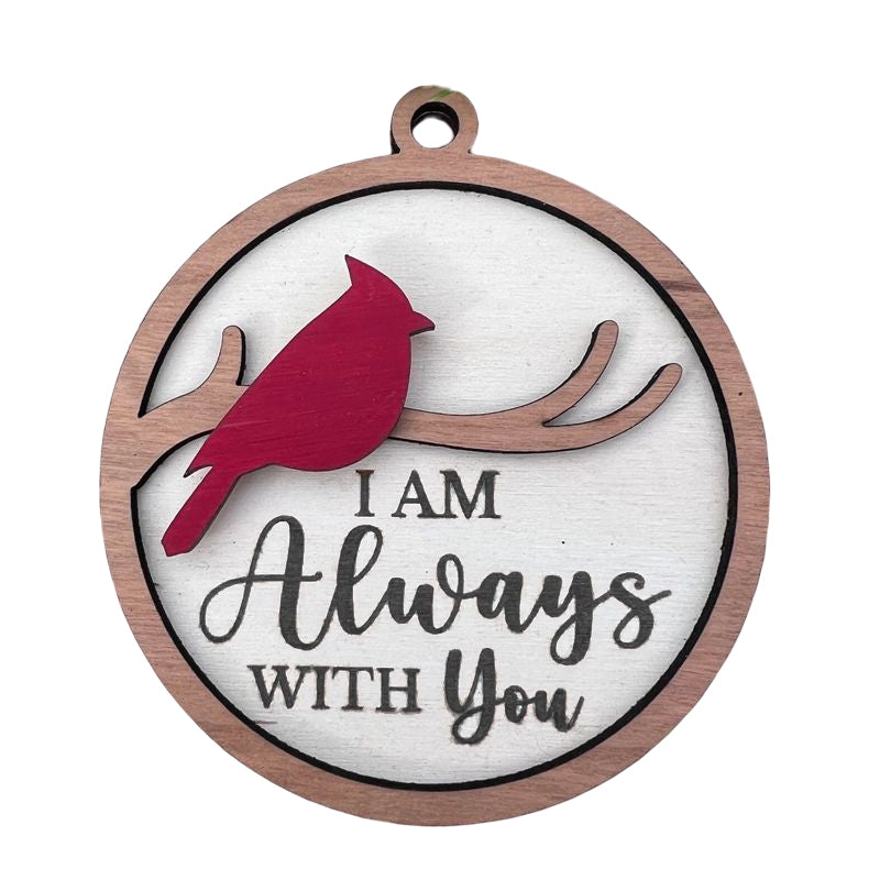 Norvo | Cardinal Bird Tre juleornament