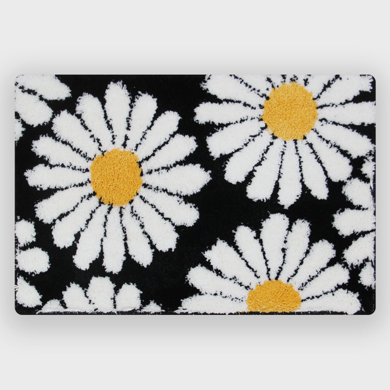Norvo | Feblilac Sweet Daisy Badematte, Lilla Blomst Teppet Badrom