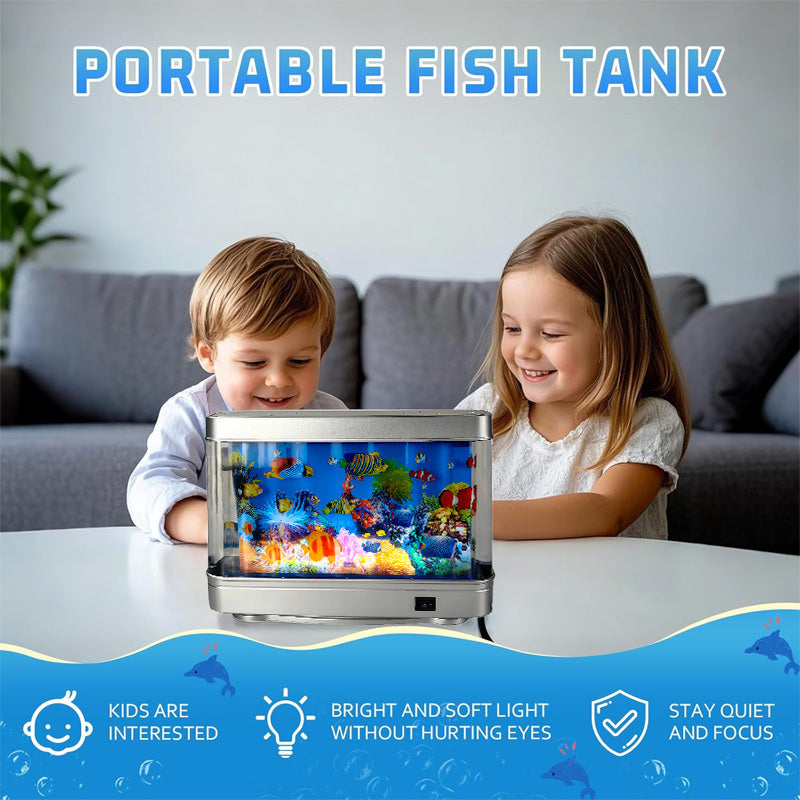 Norvo | Kunstig Tropisk Fiskebowl Lampe