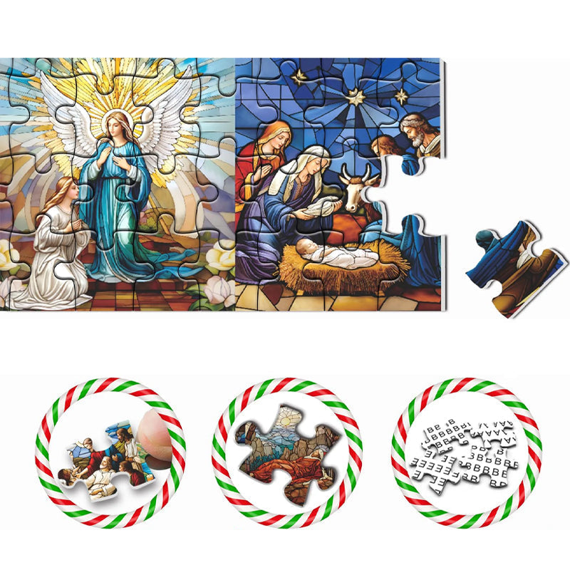 Norvo | Livet til Jesus Jule Advent Kalender Puslespill 1000 Biter