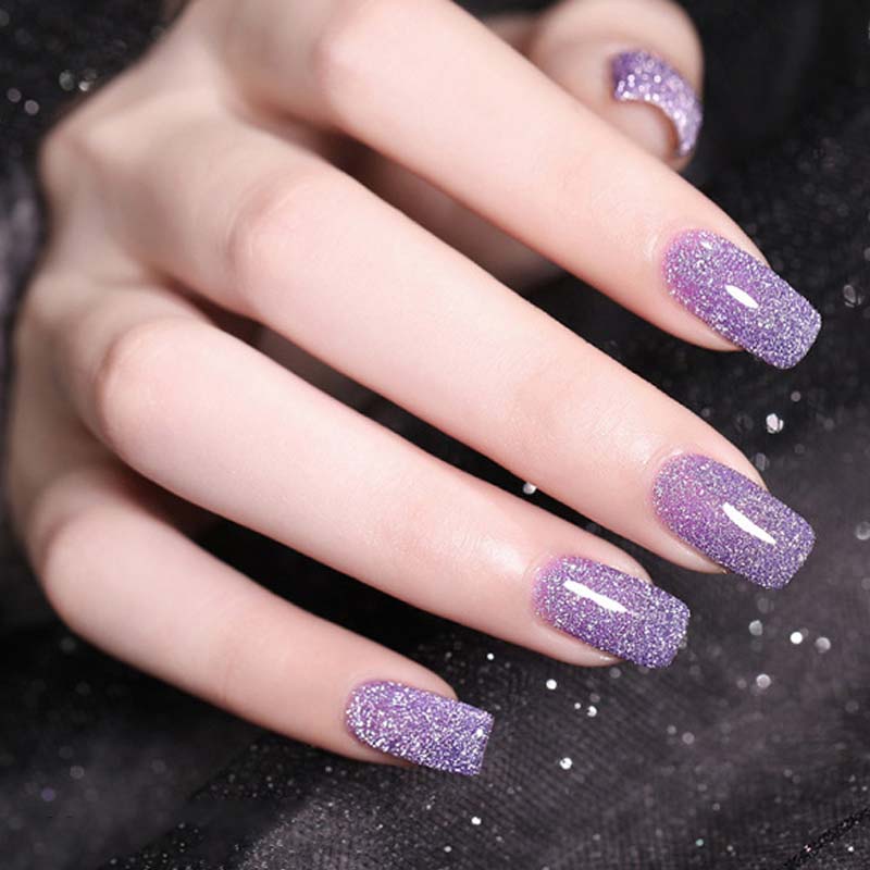 Høy tetthet glitter neglelakk gel | Norvo