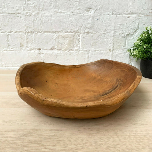Norvo | Teakrot Rund Bolle Stor 39cm