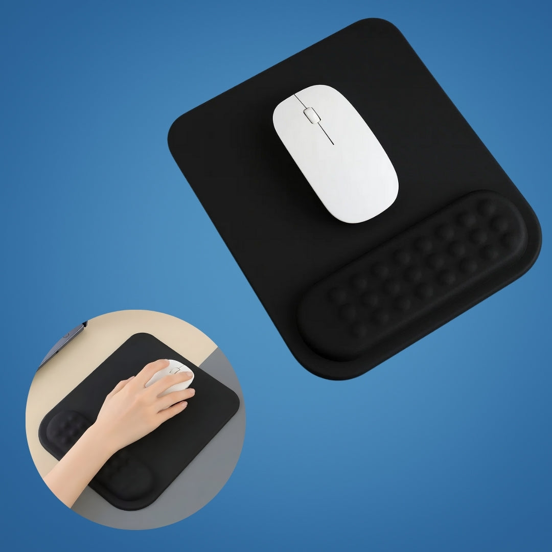 Håndleddstøtte – Silikonpolstret Antiskli – Lindrer Belastning – For Lange Timer på Kontor eller Spill Norvo