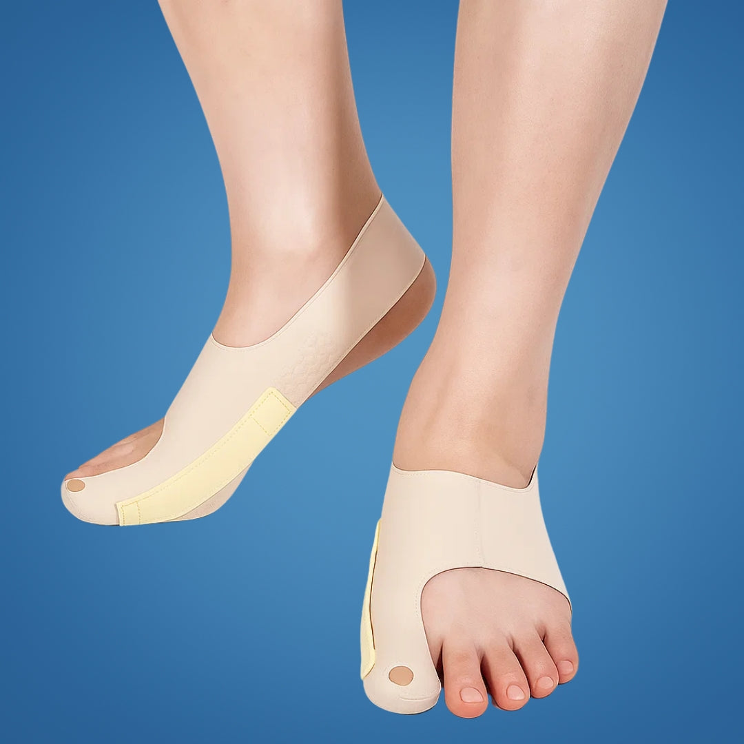 Smertereduserende gelpadding – Ultra-slim stretchstoff – Hverdagskomfort og justering for hallux valgus Norvo