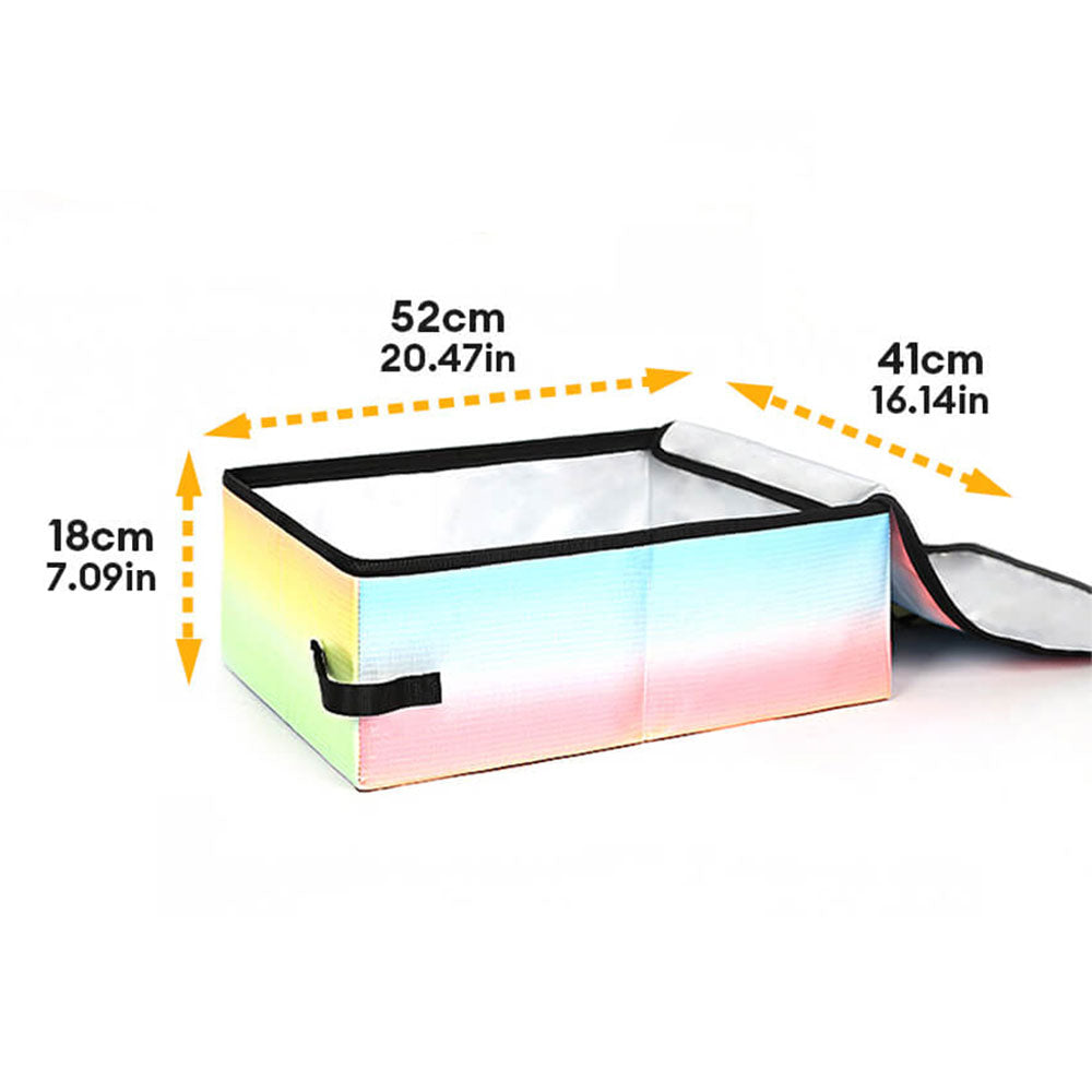 Norvo | Sammenleggbar Vanntett Aluminiumfolie Kattetoalettboks