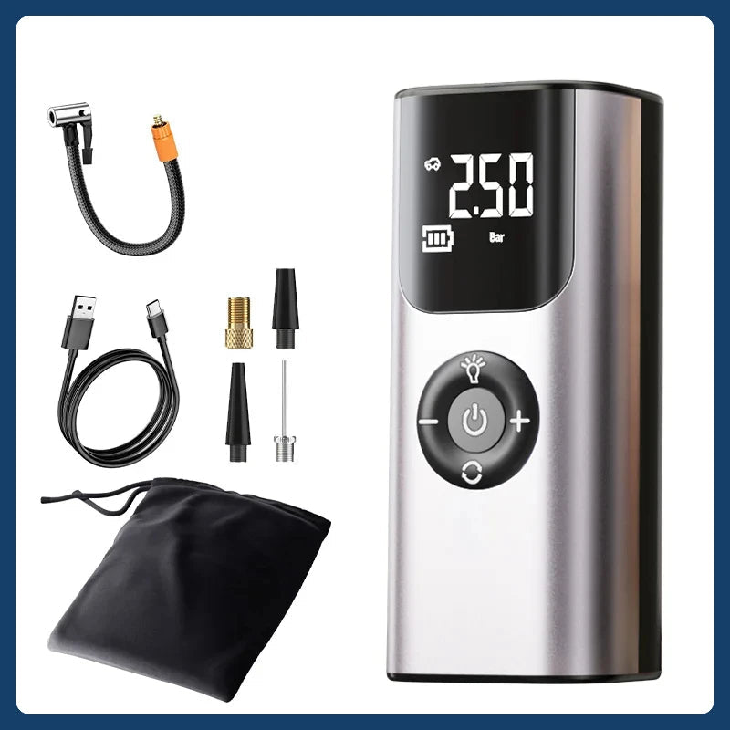 Norvo | Mini Trådløs Automatisk Bil Dekk Luftkompressor Pumpe