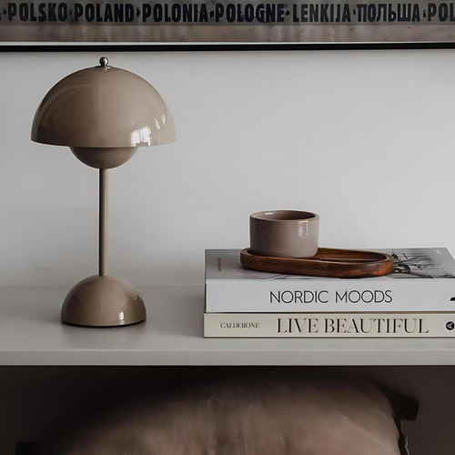 Norvo | ModernLamp | Moderne bordlampe i soppdesign med berøringskontroll