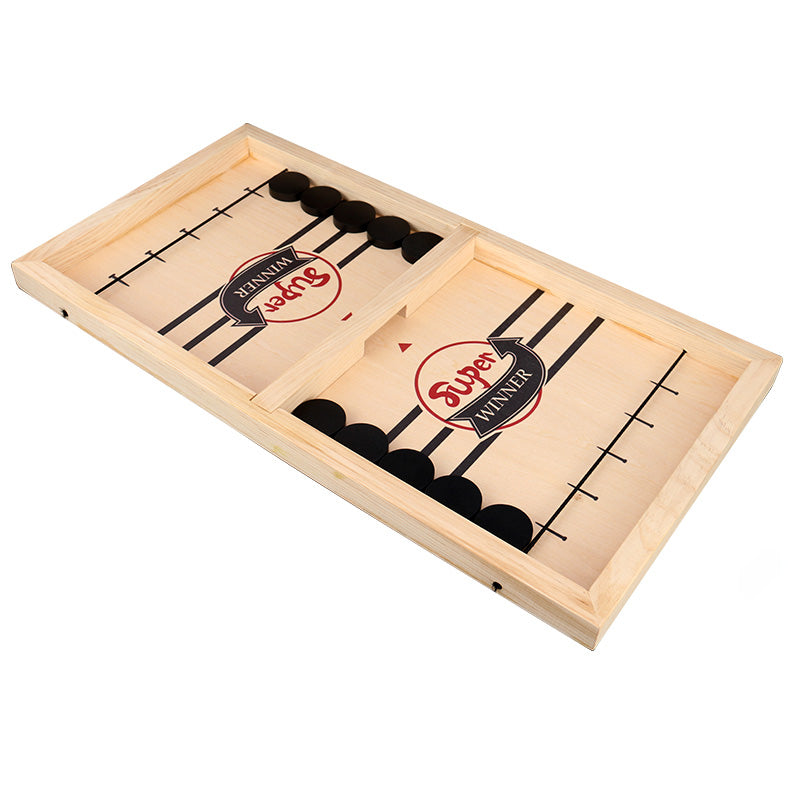 Norvo | – Reversibel Sling Puck Brettspill Dobbeltsidig for Familie