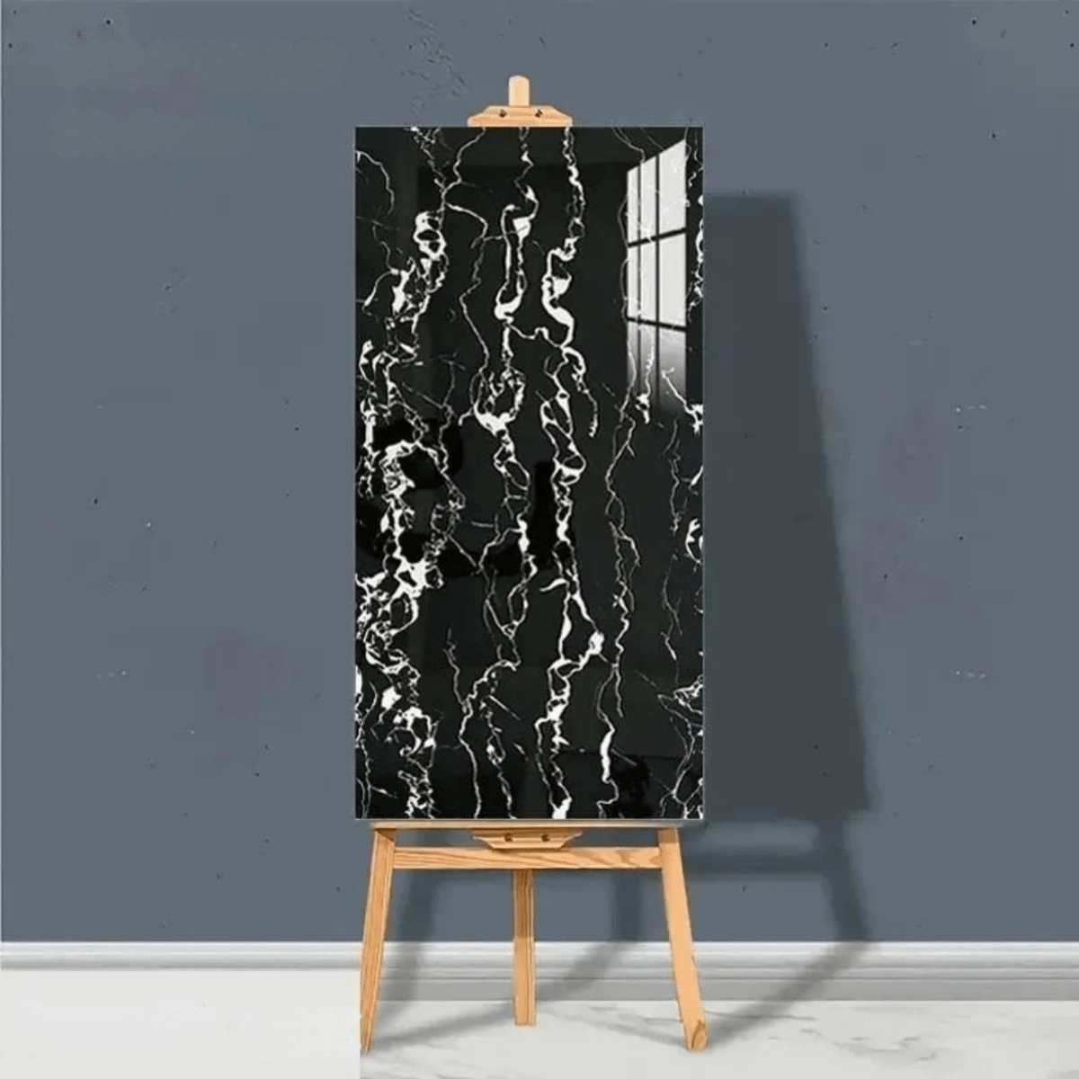 Norvo | Elegant Selvklisende Marmor PVC Gulvfliser