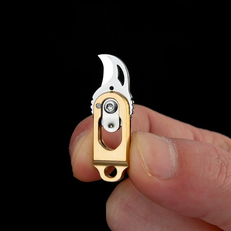 Norvo | Mini Messing Folding Claw - Lomme-størrelse Express Åpner