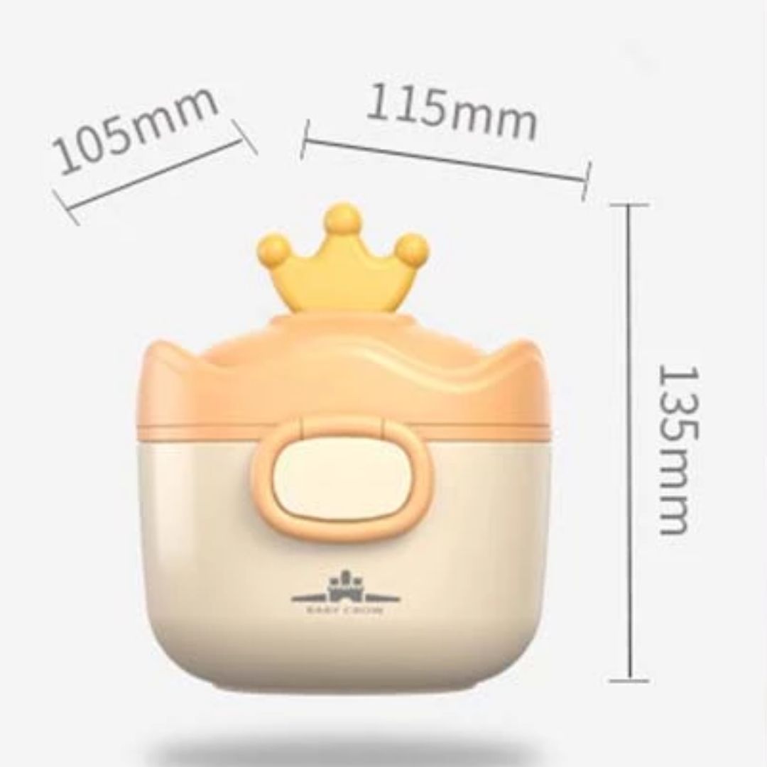 Norvo | Baby Melkepulver Container – Praktisk Oppbevaringsboks for Barnemat