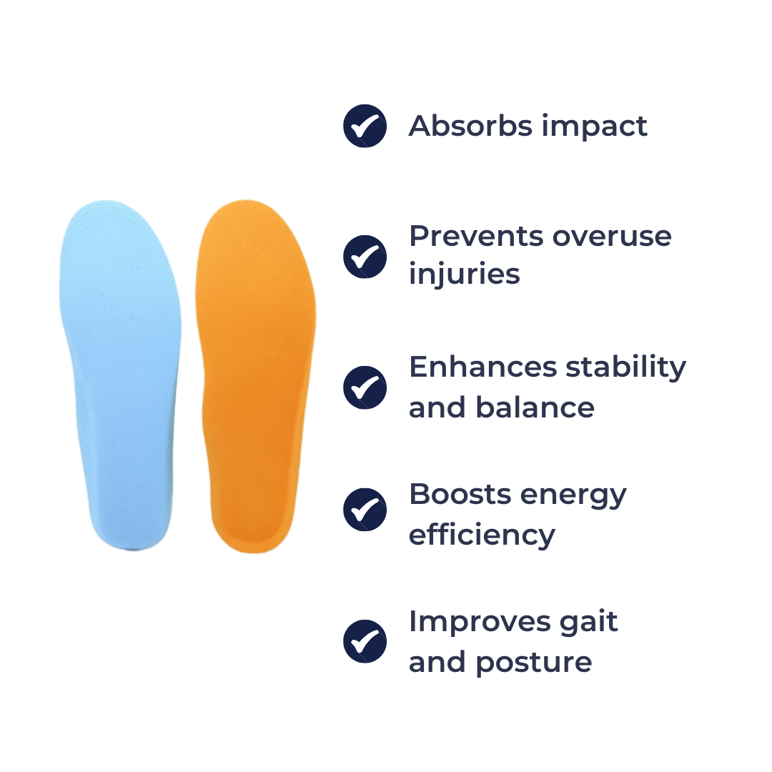 Smerterelief – Dobbeltlags demping – Forbedret komfort for løpere Norvo