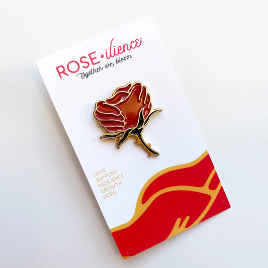 Norvo | Rose Resilience Emalje Krage Pin