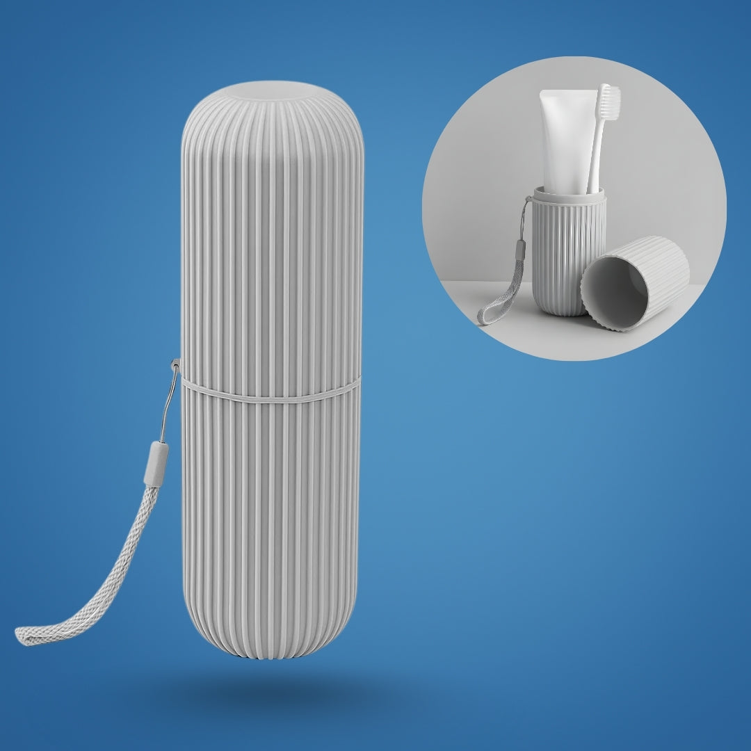 Munnskyllingskopp inkludert – Kompakt støvbestandig design – Hygienisk munnhygiene for reiser og ferier Norvo