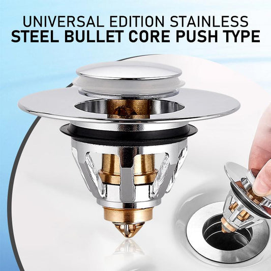 Norvo | Universal Rustfritt Stål Pop-up Dreneringsfilter